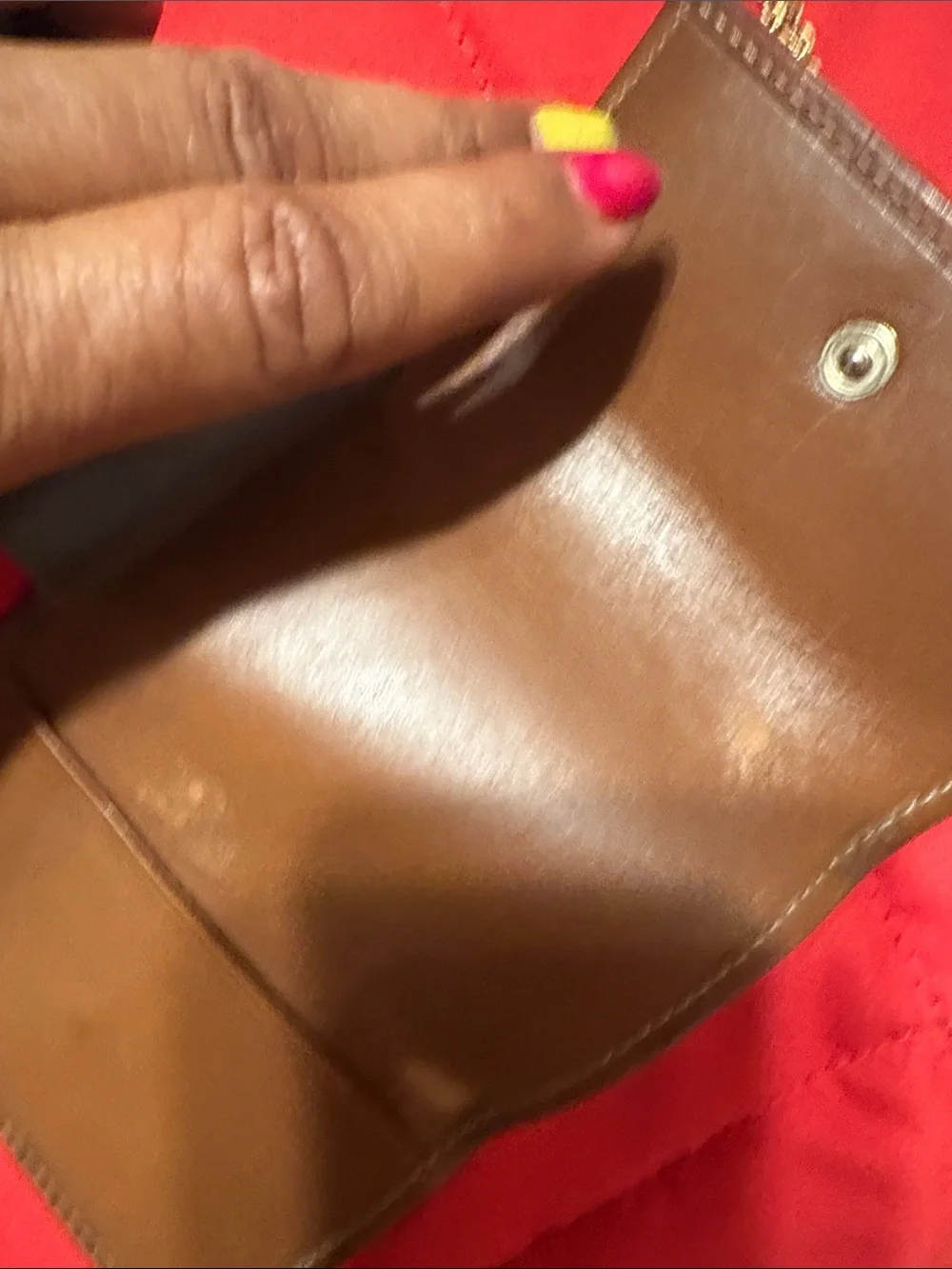 Gucci Brown GG-Embossed Leather Key & Card Holder